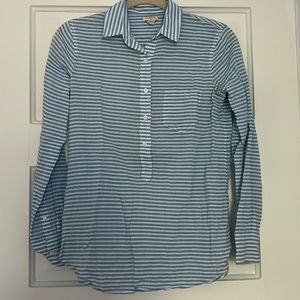 J. Crew Striped Popover